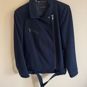 Banana Republic Dark Blue Textured Jacket